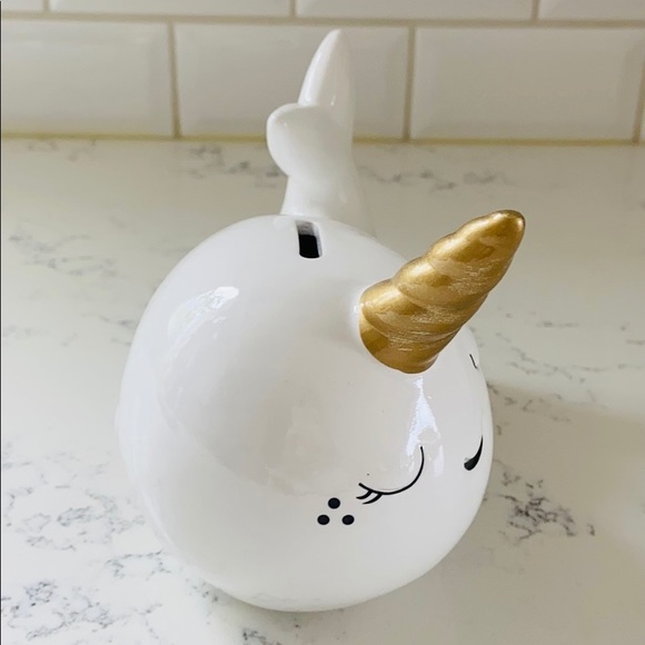 Pillowfort by Target  Unicorn Whale Coin Bank - Picture 5 of 13